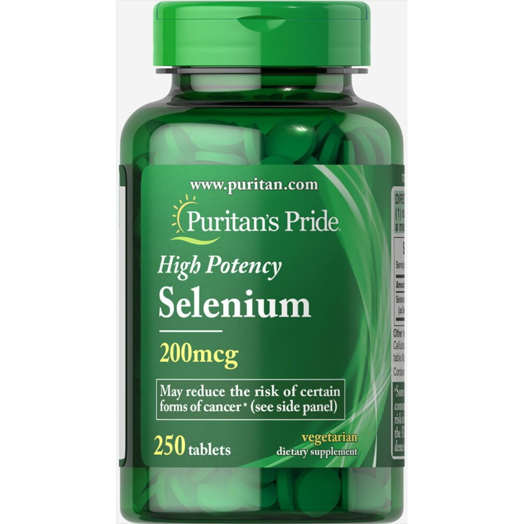 Puritan Selenium 200 mcg 250 tablets ซีลีเนียม