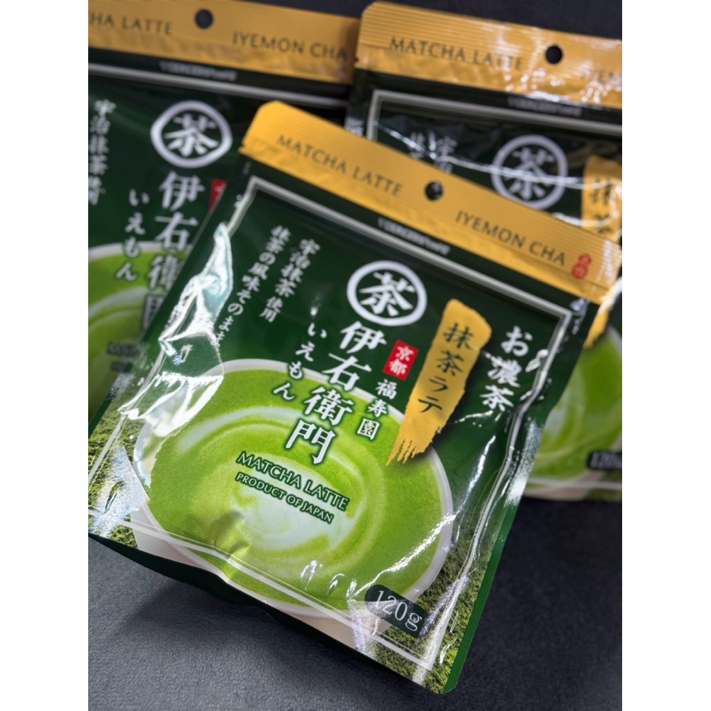 Iyemon Matcha Latte 120g 🍃🍵 (โทนถั่ว)