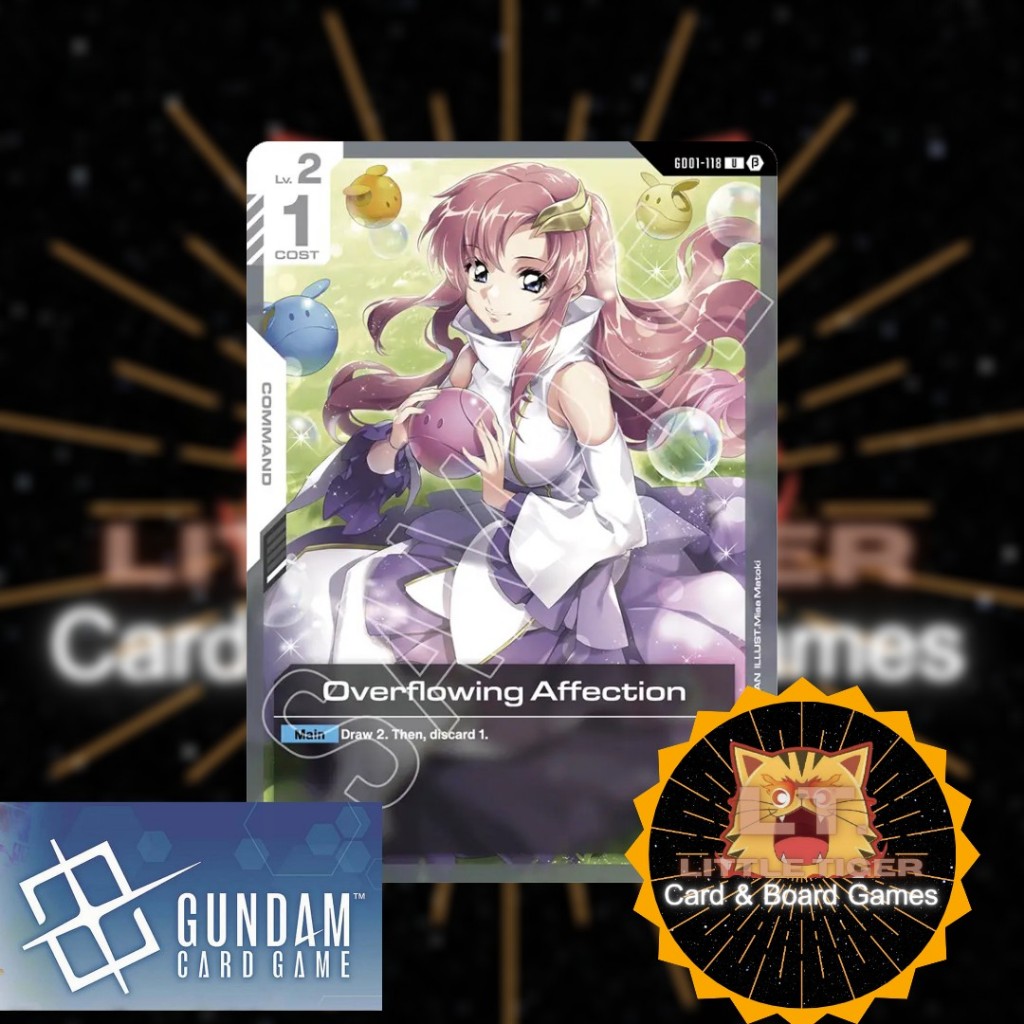 [Gundam Card Game] [GD01] Overflowing Affection Ver.EN