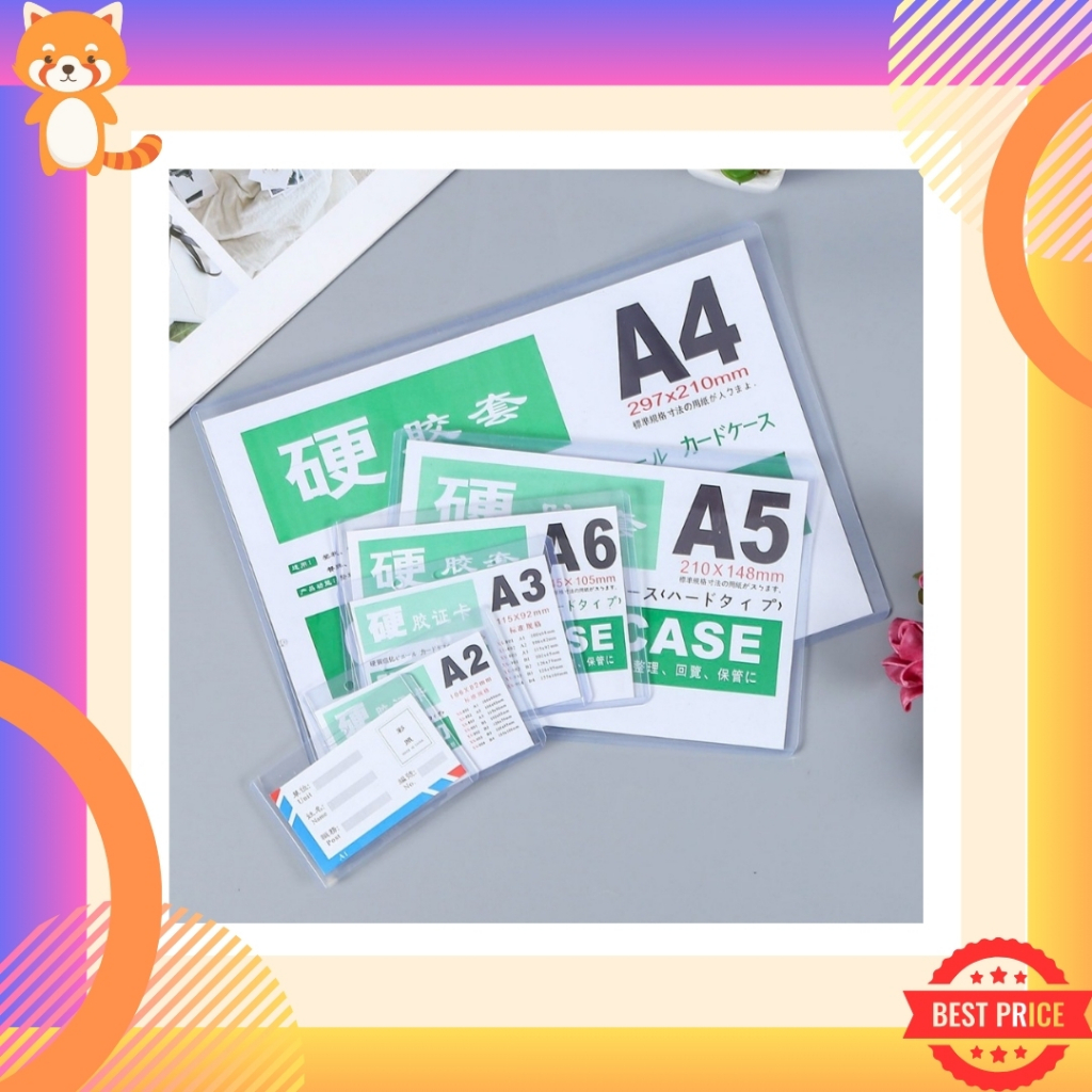 ซองพลาสติกเเข็ง Card Case หนา 35 ไมครอน มีให้เลือกหลายขนาด พลาสติกแข็งใส่เอกสาร แฟ้มใส่การ์ด เคสการ์ด เฟรมการ์ด