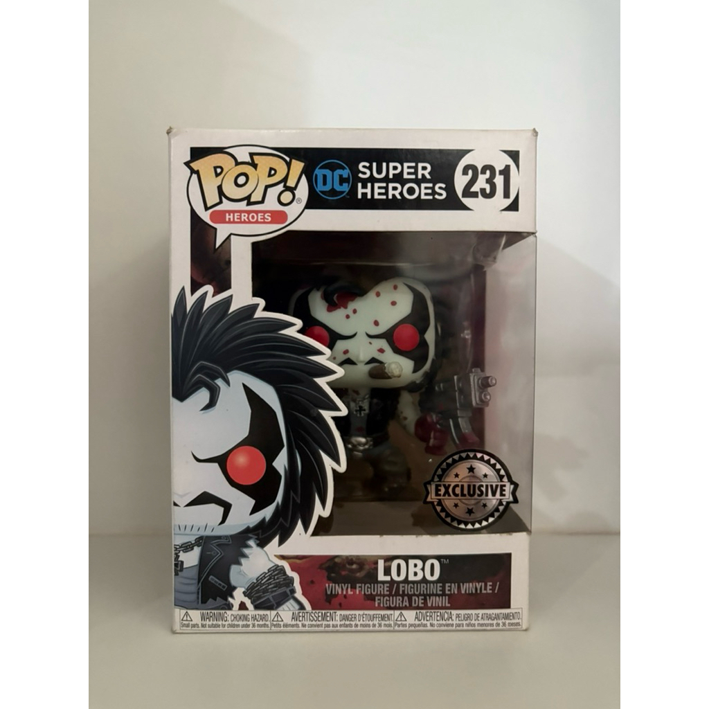 Funko Pop Lobo Bloody Exclusive DC Super Heroes Exclusive 231