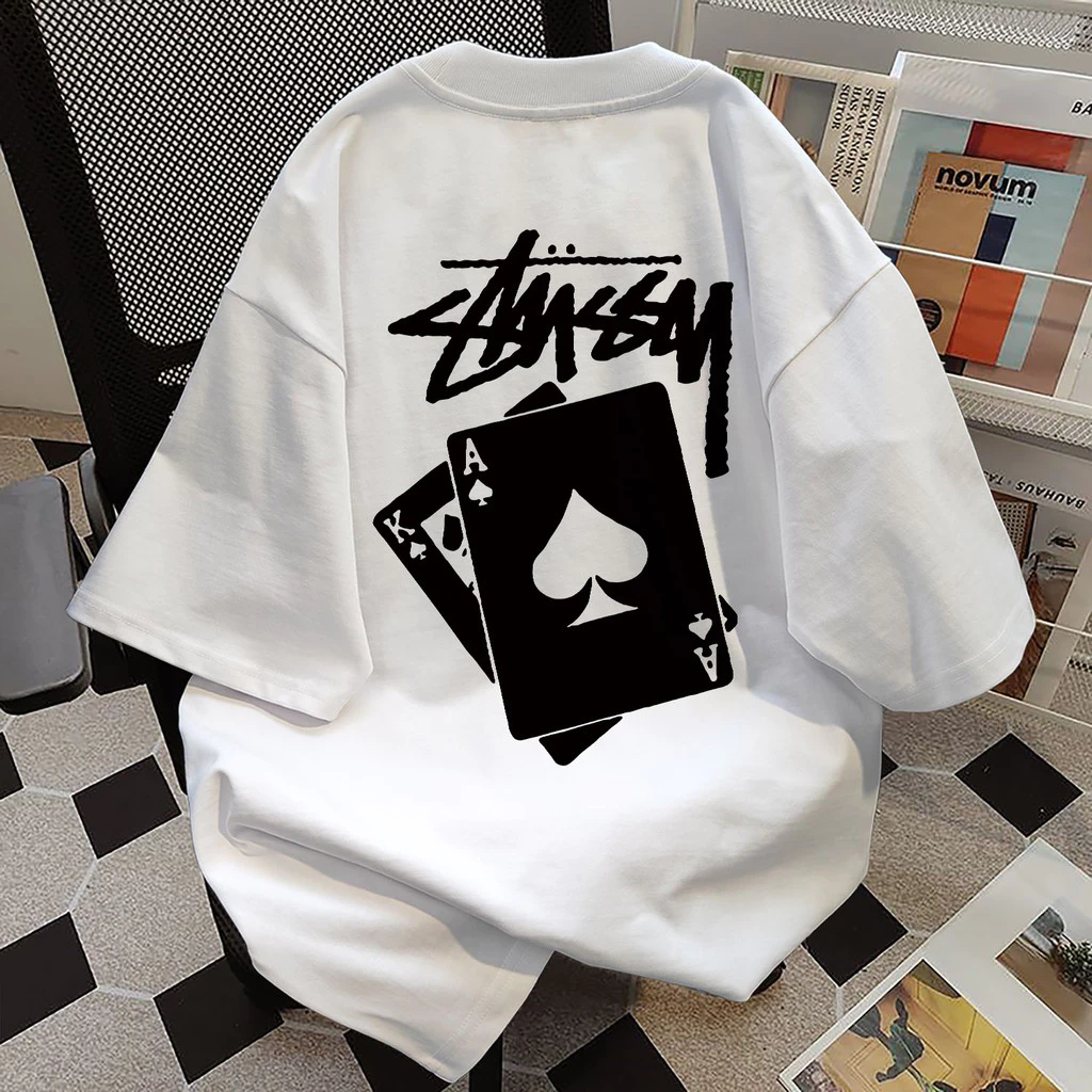 (จัดส่งตลอด 24 ชั่วโมง) FACAI เสื้อยืดผู้หญิง ลายตัวอักษร สไตล์ลำลอง oversize