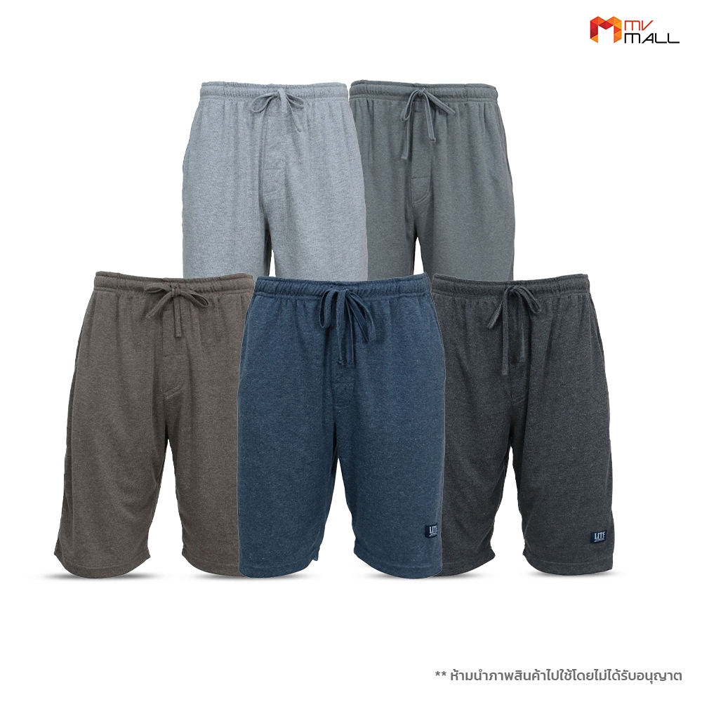 [ Arrow Lite ] แอร์โรว กางเกงขาสั้น ผลิตจากผ้า T-Cotton เนื้อผ้าใส่สบาย คละสี จำนวน 5 ตัว พร้อมส่ง