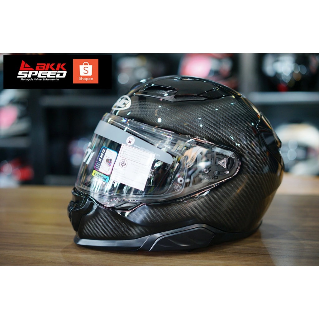 HJC F71 Carbon หมวกกันน็อค วัสดุ คาร์บอน น้ำหนักเบา มีแว่นกันแดด เต็มตา ECE R22-06