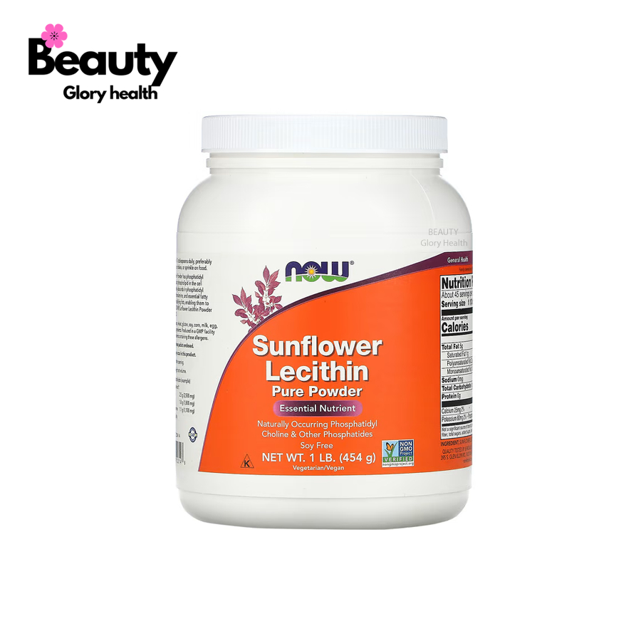 NOW Foods, Sunflower Lecithin, Pure Powder, 1 lb (454 g)