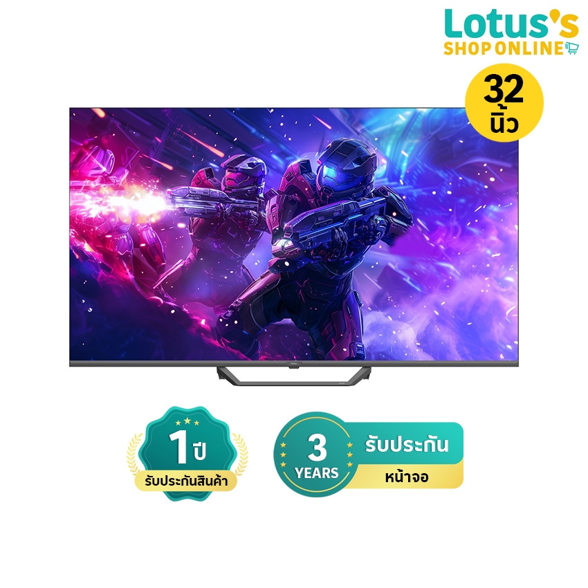 ไฮเออร์ Google TV ขนาด 32 นิ้ว รุ่น H32S80EFX HAIER GOOGLE TV 32-INCH MODEL H32S80EFX