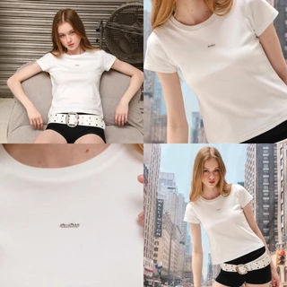 CHUUCHOP - (S-3XL) Chuuchop Classic tee เสื้อยืดแขนสั้นเบสิค(C8418)