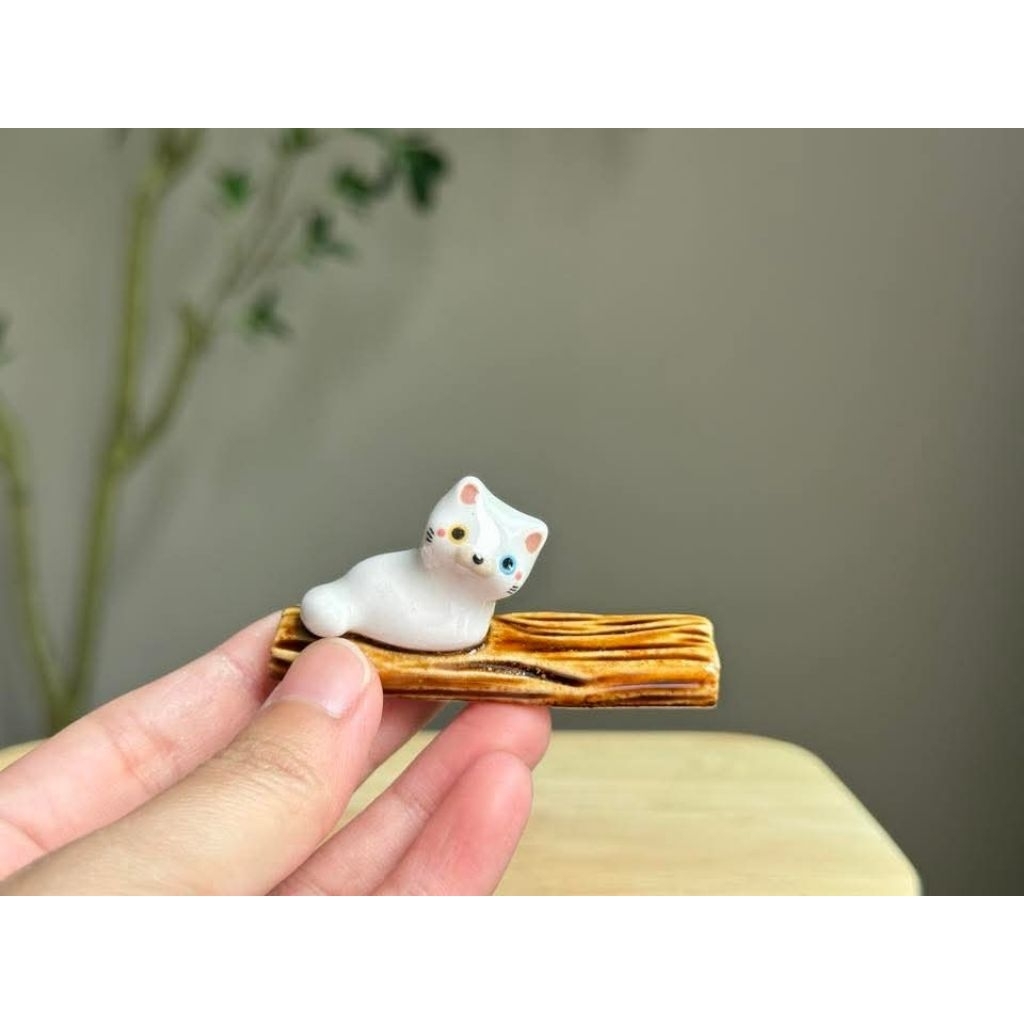 Chawan 37Clay ถ้วยชงมัทฉะทรงหัวใจ ❤️ / แท่นวาง