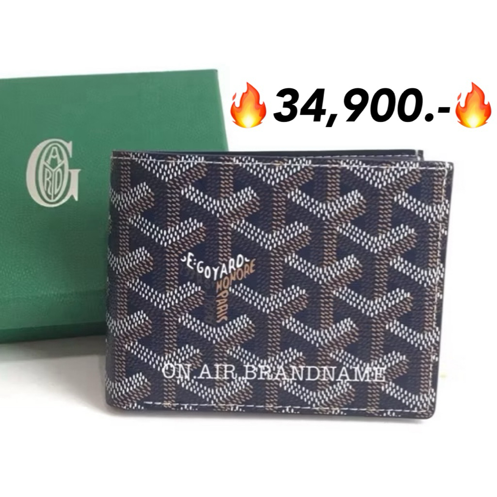 New goyard victoire wallet กระเป๋าสตางค์ สีกรม สวยหายาก