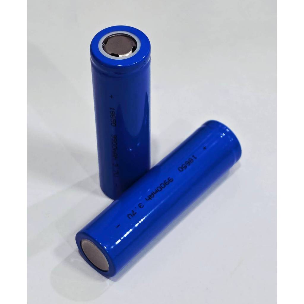 แบตเตอรี่ 18650 3.7V ความจุ 9900 mAh สีน้ำเงิน