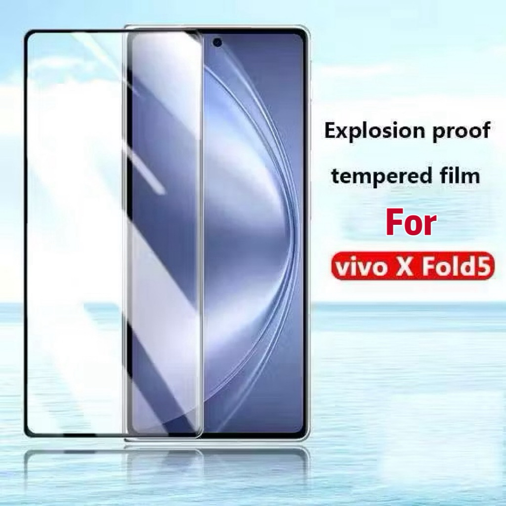 ส่งจากไทย ฟิล์มกระจกนิรภัย เต็มจอลงโค้ง กาวทั้งแผ่น สำหรับ Vivo X Fold 5 จัดส่งภายใน24ชั่วโมง
