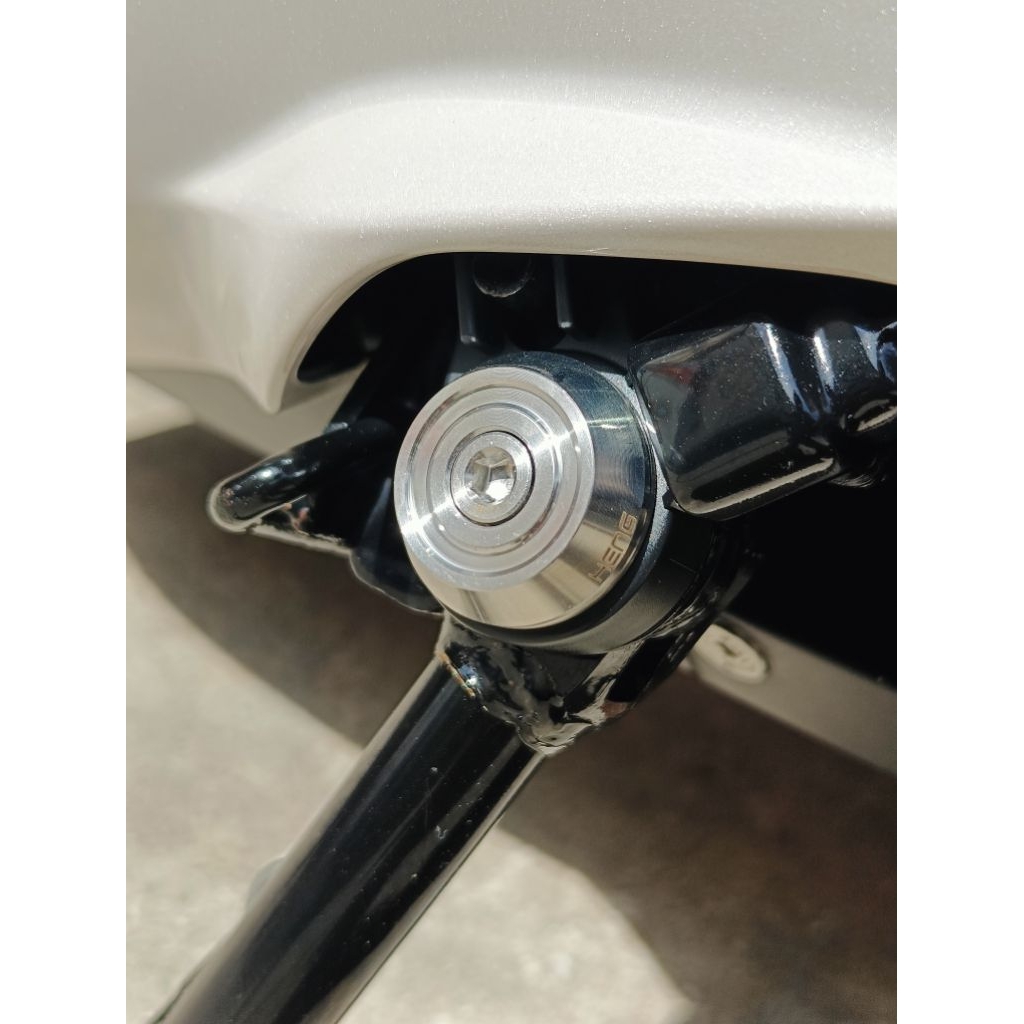 บูชขาตั้งข้างGiorno/Lead/pcx160สแตนเลสกลึงด้าน