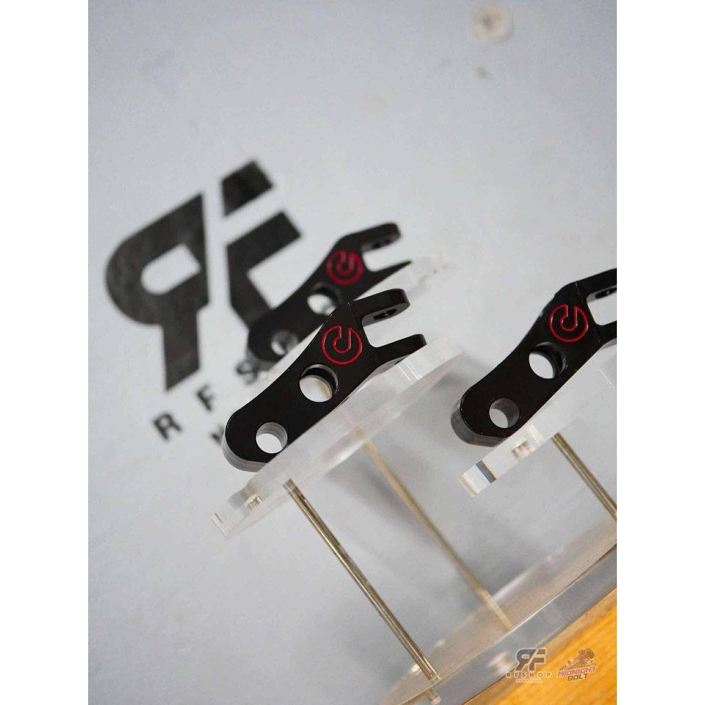 หัวก้านแต่งติดตั้งกับปั้ม โลโก้ขาว โลโก้แดง อเดลีน RCB งาน Ghracing พร้อมส่งจากไทย