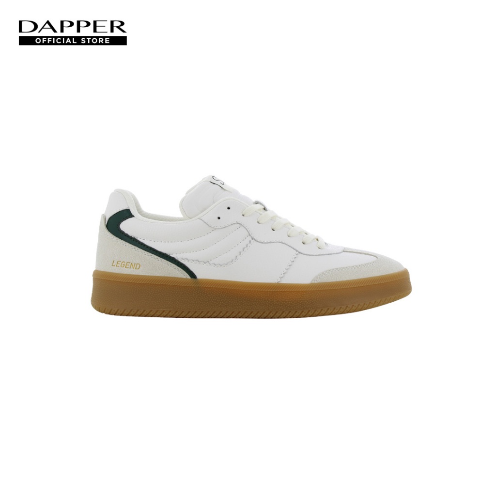 DAPPER รองเท้าผ้าใบ Legend Suede Sneakers สีขาว (HPK/WH/736SK)