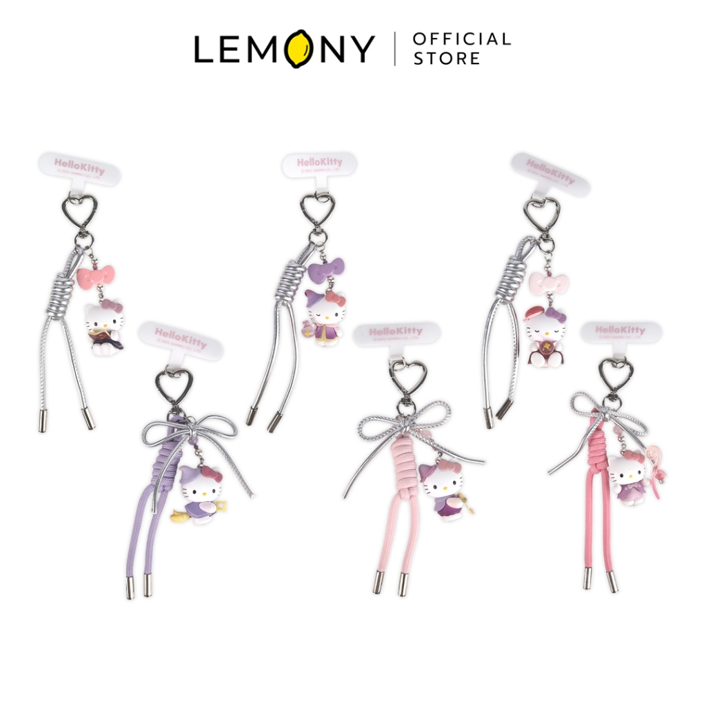 LEMONY กล่องจุ่มพวงกุญแจขนาดเล็ก Hello Kitty Series Sanrio ขนาด 14 ซม. (Astrology Study)