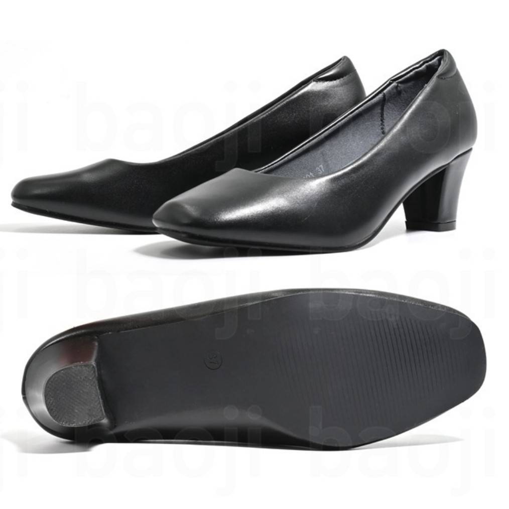 Baoji รองเท้าคัชชูผู้หญิง รุ่น BB601/BB602 สีดำ  ไซส์ 36-43