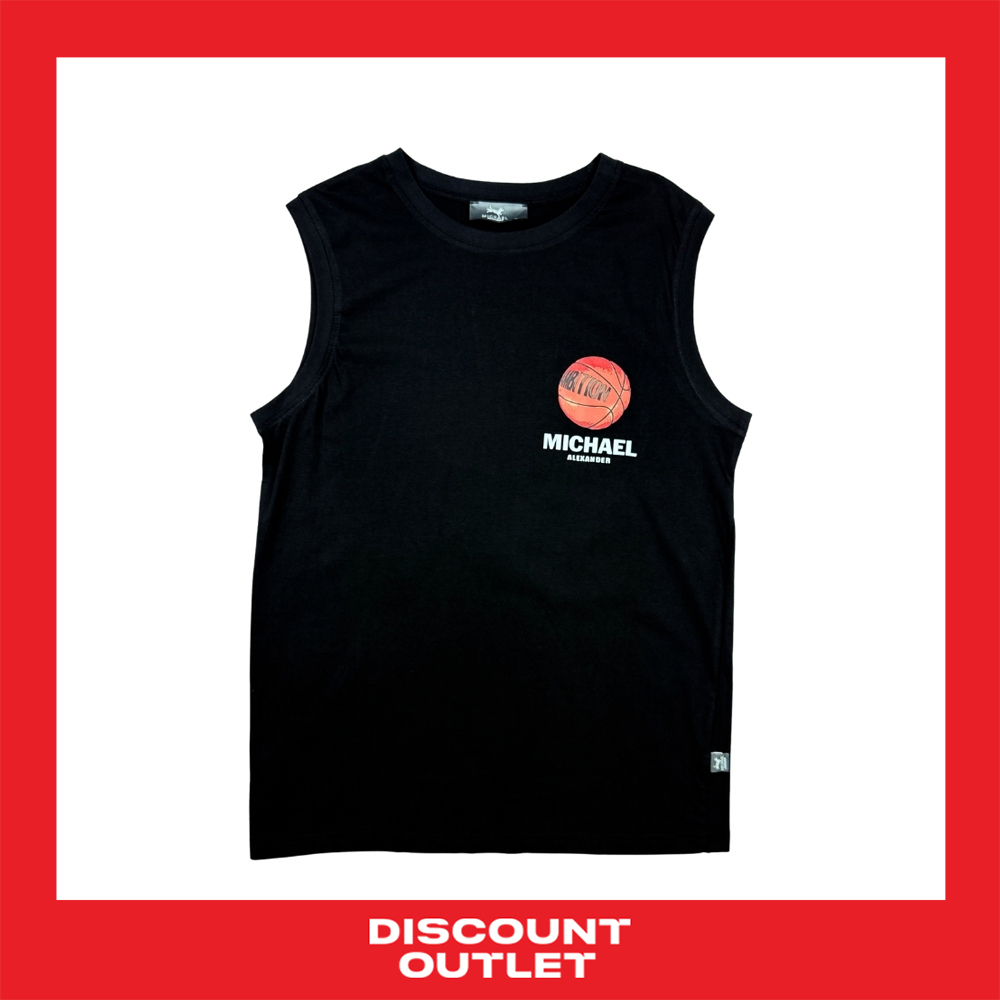 Discount Outlet เสื้อแขนกุดชาย ผ้าคอตต้อน 100%