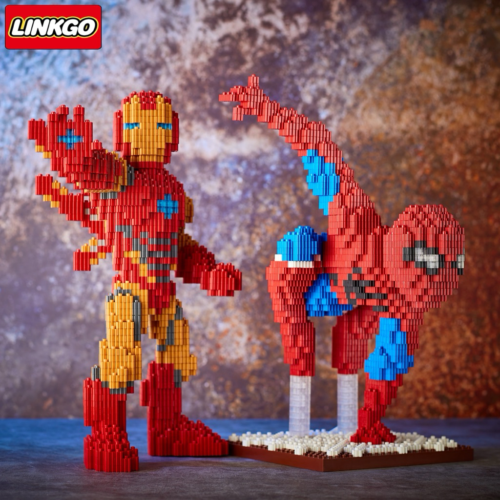 ตัวต่อเฟืองLechuan I Ron man Spiderman มาใหม่No 68728 No.68729พร้อมส่ง