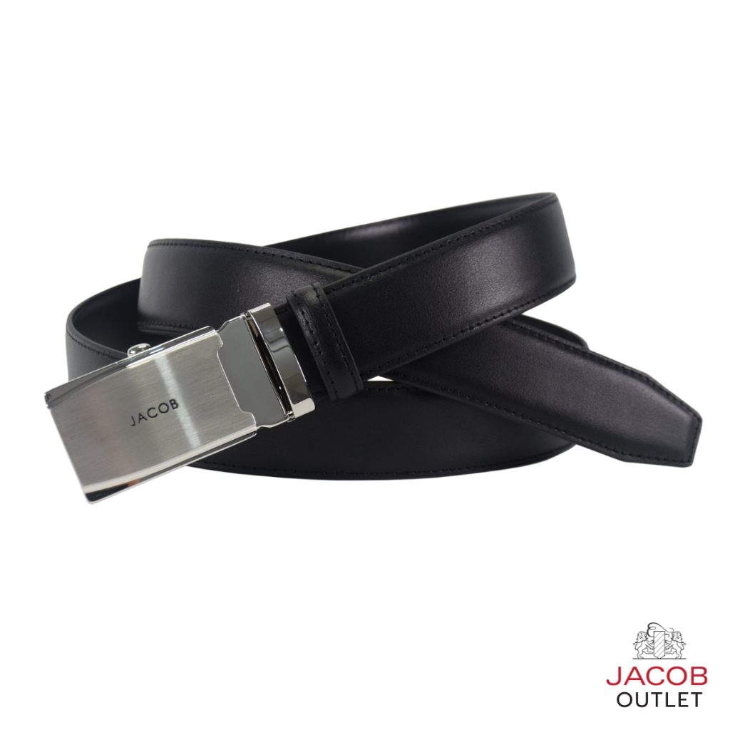 JACOB เข็มขัดหนังเรียบ ดีเทลแบบคลาสสิก รุ่น 52242