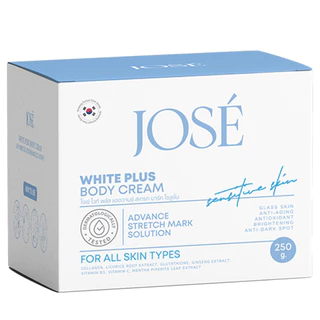 JOSE - White Plus Body Cream (250g.) โจเซ่ ไวท์ พลัส บอดี้ครีม 250 กรัม