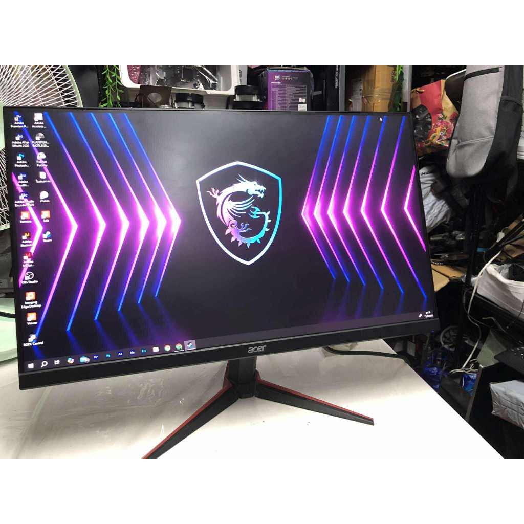 MONITOR (จอมอนิเตอร์) ACER NITRO VG270EBMIPX - 27 INCH IPS FHD 100Hz ไม่มีกล่องเดิม ประกันยาว