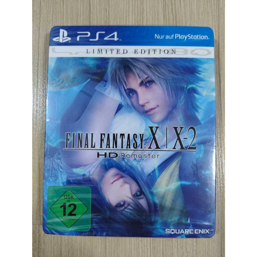 มือ 1 PS4 Final Fantasy FF 10 X / X-2 HD Remaster Limited Edition steelbook กล่องเหล็ก Zone 2 ปกหลัง
