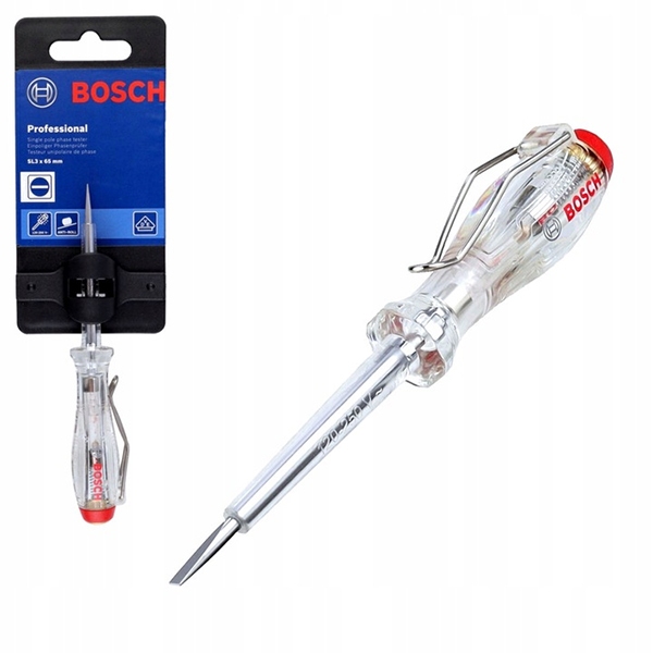 BOSCH Voltagetester ไขควงวัดไฟ SL3 (65มม.) 💥รุ่นใหม่ล่าสุด💥1600A02ND8 Professional ของแท้100%