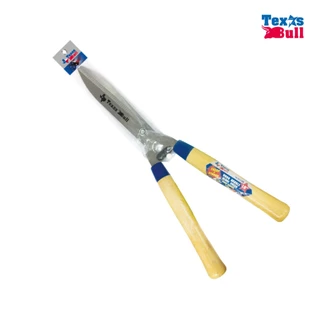 TEXUS BULL กรรไกรตัดหญ้าด้ามไม้ กรรไกรตัดแต่งสวน ขนาด 10" รุ่น TX-HS10W