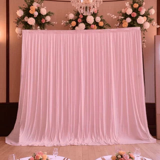 Backdrop ผ้าม่านฉากหลัง 4 ผืน ผ้าฉากหลังไฮเกรดจัดงาน งานแต่ง งานบวช งานพิธีสำคัญ ม่านฉากพร้อมติดตั้ง