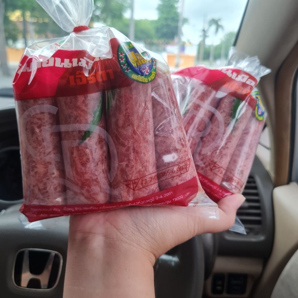 แหนมตุ้มกลาง แหนมดอนเมือง เจ๊รดา 1แพ็คมี 10แท่ง ส่งตรงจากโรงงาน สดใหม่แน่นอนคอนเฟิร์มจ้าา👍👍