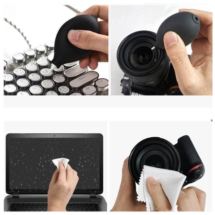 🔥ชุดทำความสะอาดคอมพิวเตอร์ 8ชิ้น ชุดทำความสะอาด แปรงปัดฝุ่น ขจัดคราบ เหมาะสำหรับคอมพิวเตอร์ มือถือ และกล้อง🔥 - รูปที่ 4