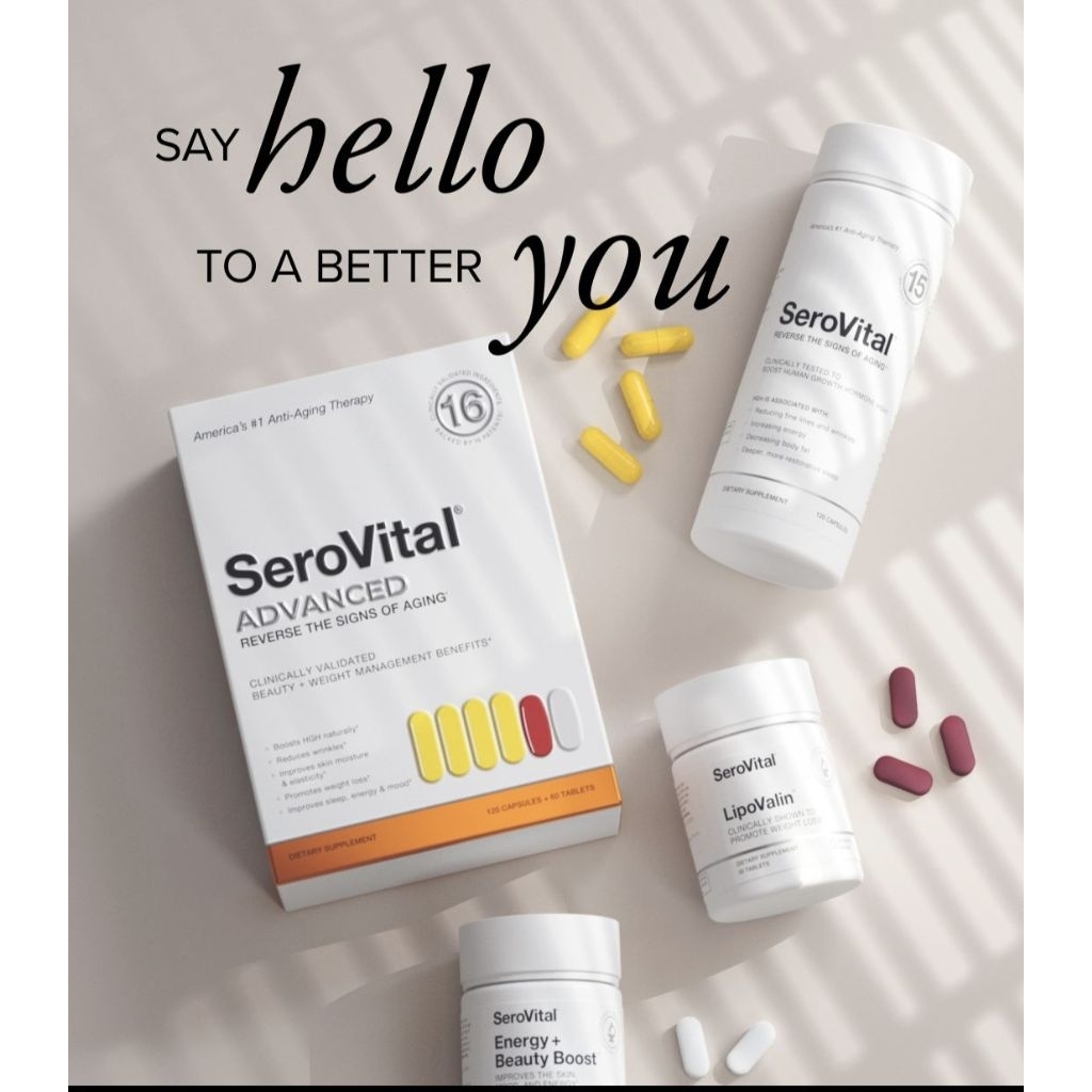 Serovital Advanced 120 caps Plus 60 tablet พร้อมส่ง