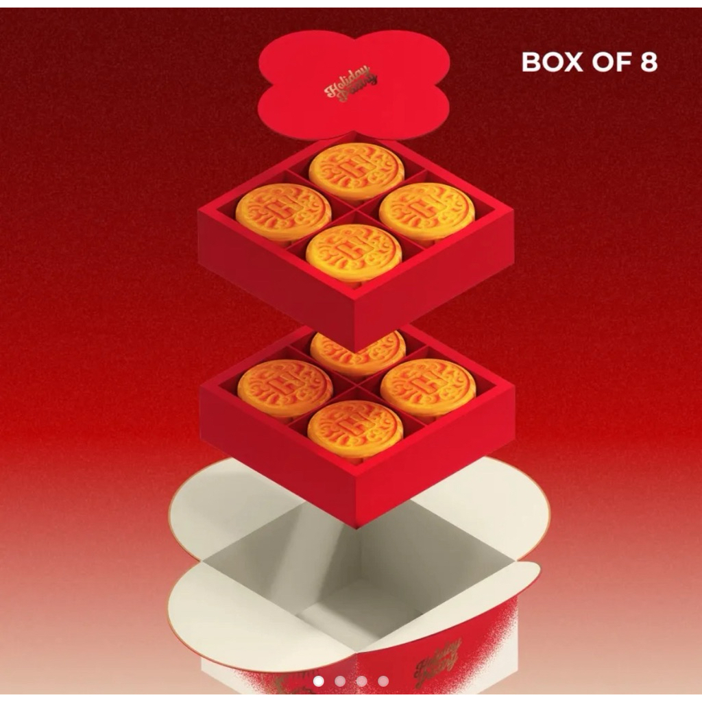 [ส่งด่วน] [อินบ๊อคแจ้งรสได้] Holiday Pastry The Heritage MoonCake Box 8 ชิ้น / Box 4 ชิ้น ขนมไหว้พระ