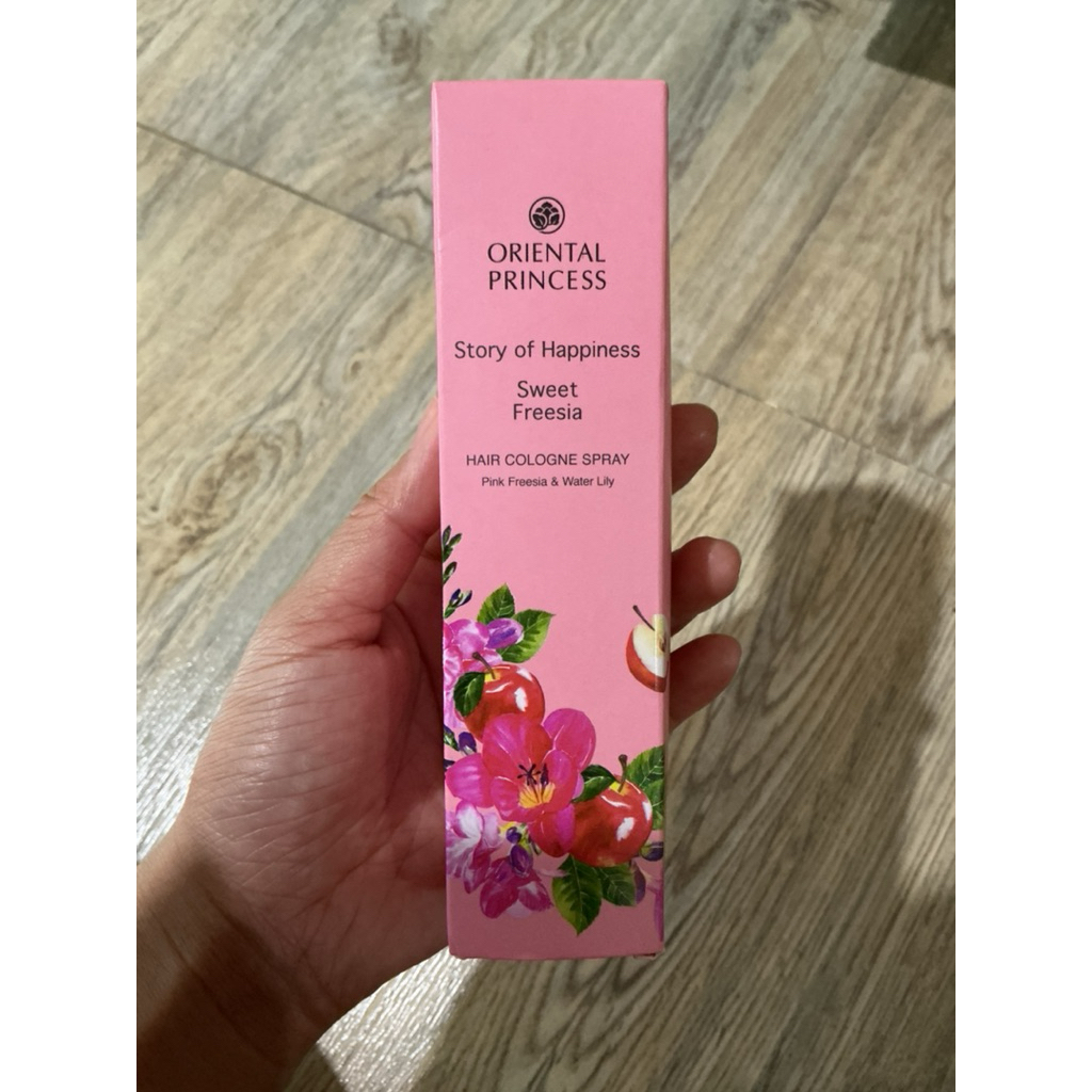 oriental princess สเปรย์ฉีดผมหอม sweet freesia