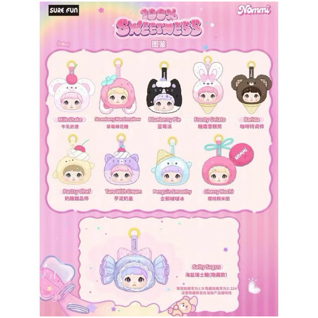 💖พร้อมส่ง💖 nommi sweetness 🍭🐰🍬