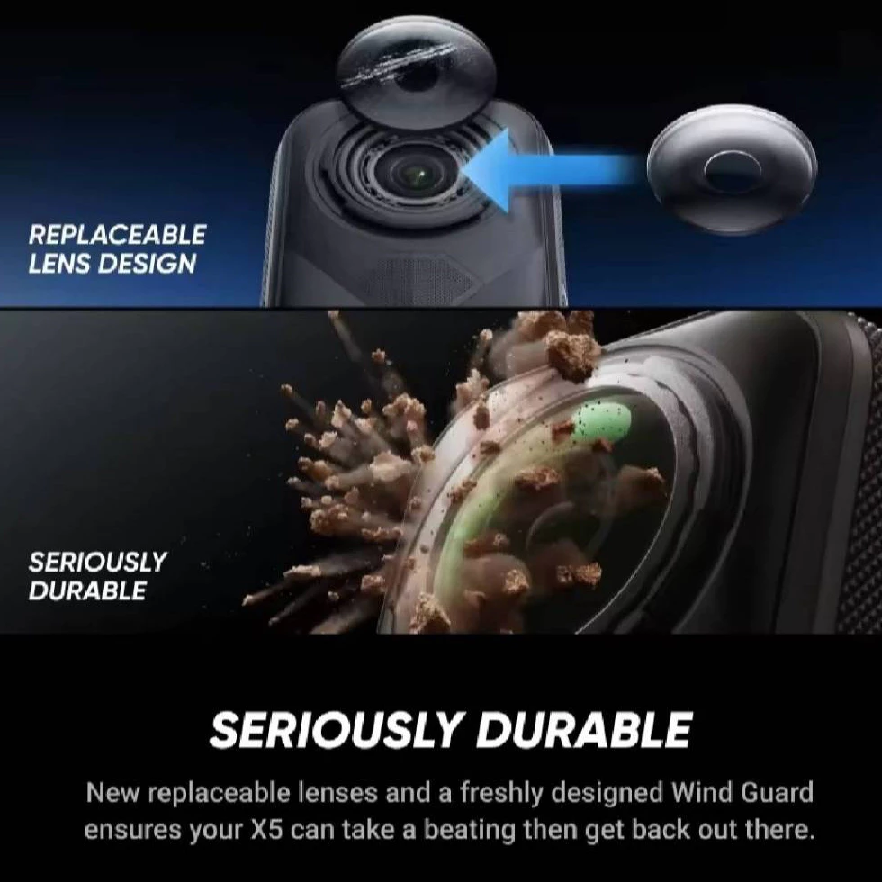 [Starter] Insta360 X5 Action Camera 8k 360 องศา ใหม่มือ 1️⃣  ในซีล แท้ 💯 % ประกันศูนย์ไทย 1️⃣ ปี thumbnail 8