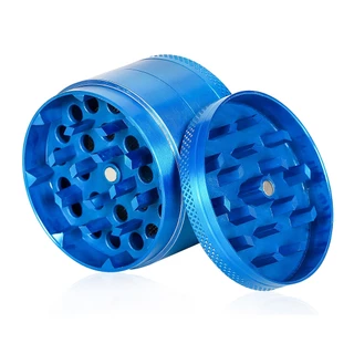 ที่บดสมุนไพร 63มม. Grinder 4 ชั้น 63mm สีทึบ วัสดุโลหะ บดได้ละเอียด พกพาสะดวก พร้อมส่งจากไทย