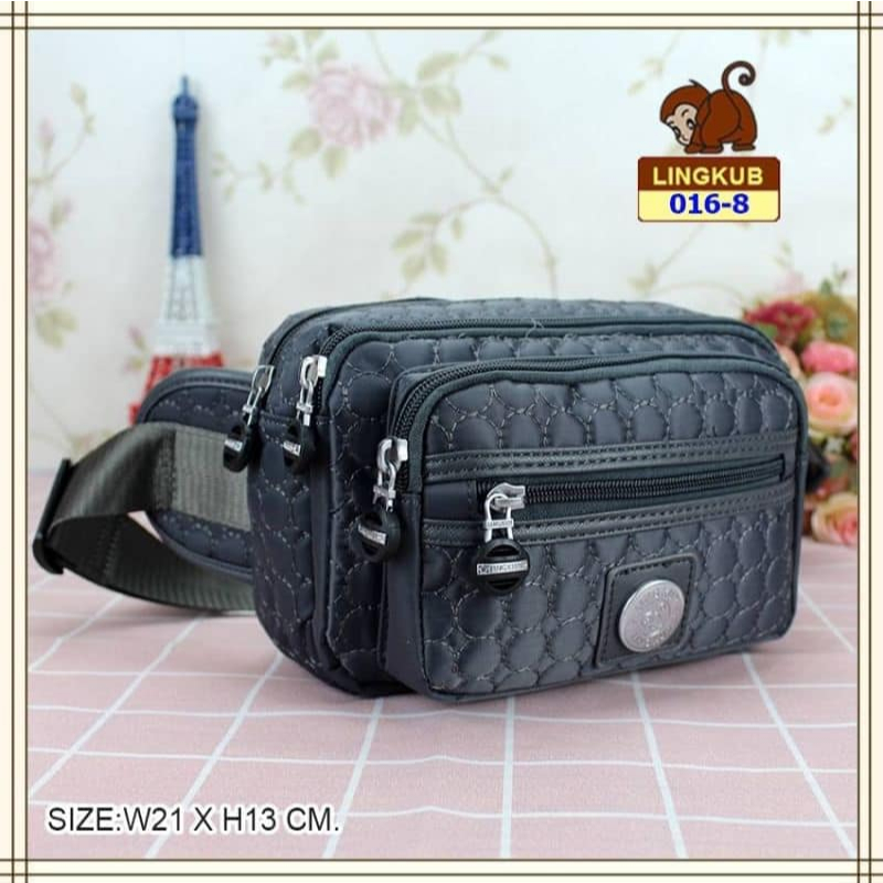 กระเป๋าคาดเอวรังผึ้ง 016-8 ขนาดเล็ก #มีเก็บปลายทาง #คาดเอวแม่ค้า #กระเป๋าคาดเอว #กระเป๋าขายของ
