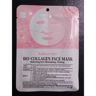 มาส์ก kakaziyan-bio collagen face mask/มาส์กหน้าทองคำ (LIVE PRP)