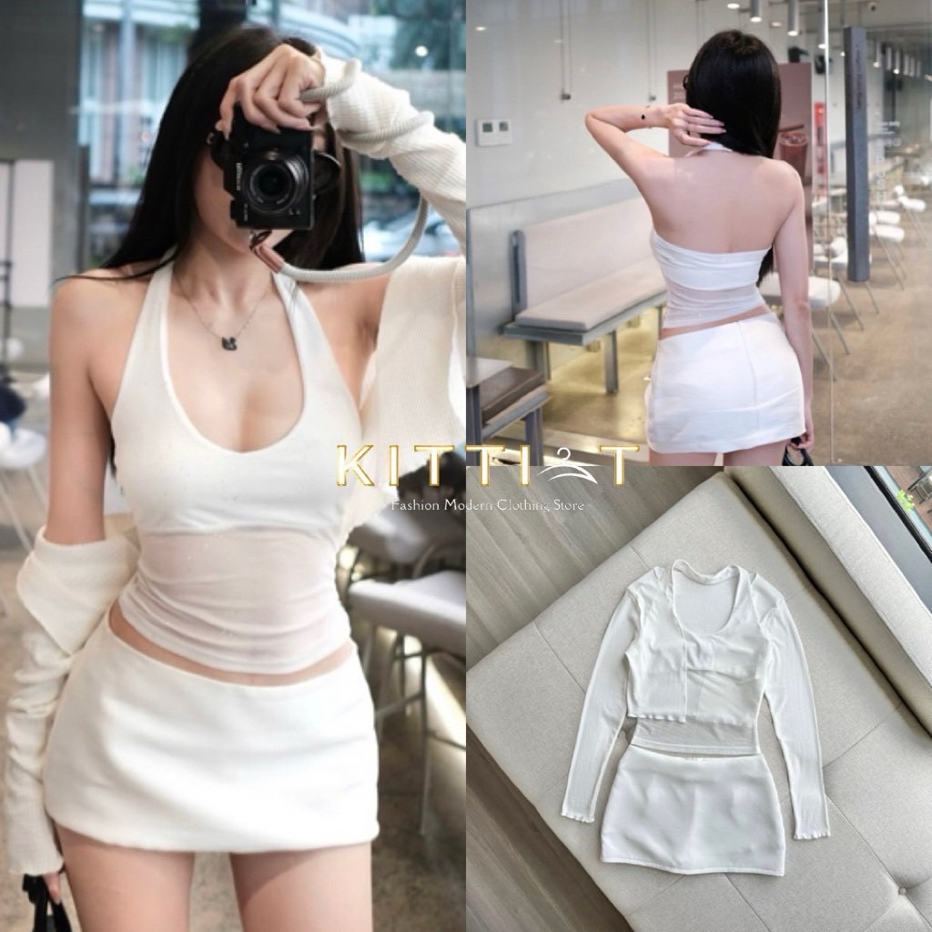 KITTI-T (กิตติที) Code ::: KT 559   Details : Set (3) ชิ้น โอ้ย…. ชุดนี้ใช่เลย งานset เกาอกเกาใจ