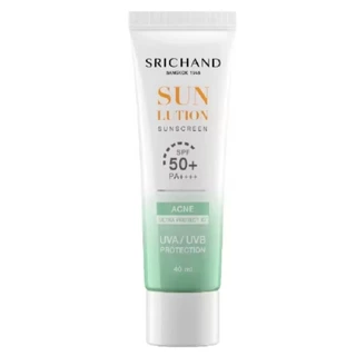 SRICHAND Sunlution Sunscreen 2 สูตร Acne Care/ Skin Whitening 15ml/40ml