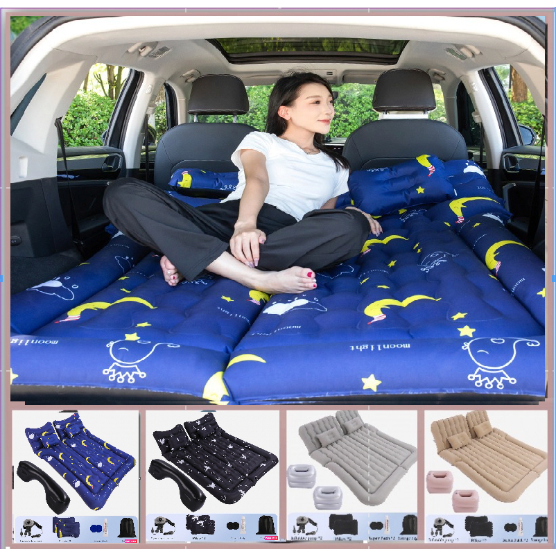 “ที่นอนเป่าลมสำหรับรถยนต์ SUV ที่นอนสำหรับการเดินทางในรถยนต์ หมอนรองนั่งสำหรับรถยนต์ ที่นอนในห้องเก็บสัมภาระ โซฟารถยนต์