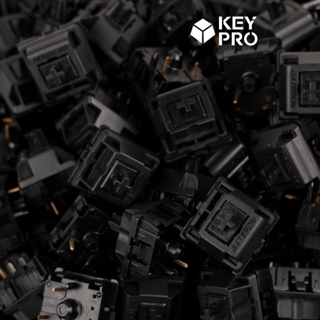 ส่งต่อ❗️Gateron 9 ชิ้น - Oil king Linear 5 pin สวิตช์ Linear สำหรับคีย์บอร์ด Mechanical keyboard ซื้