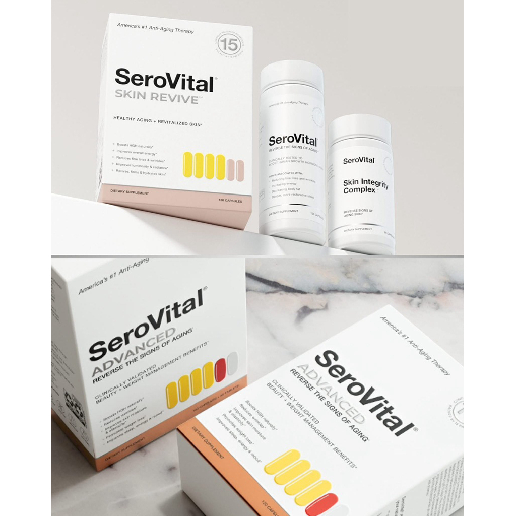 SeroVital Anti-Aging Skin Reive 240 Capsules - รูปที่ 6
