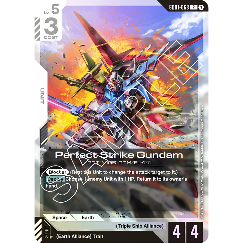 Gundam Card Game - GD01 - (White) Rare [ENG]