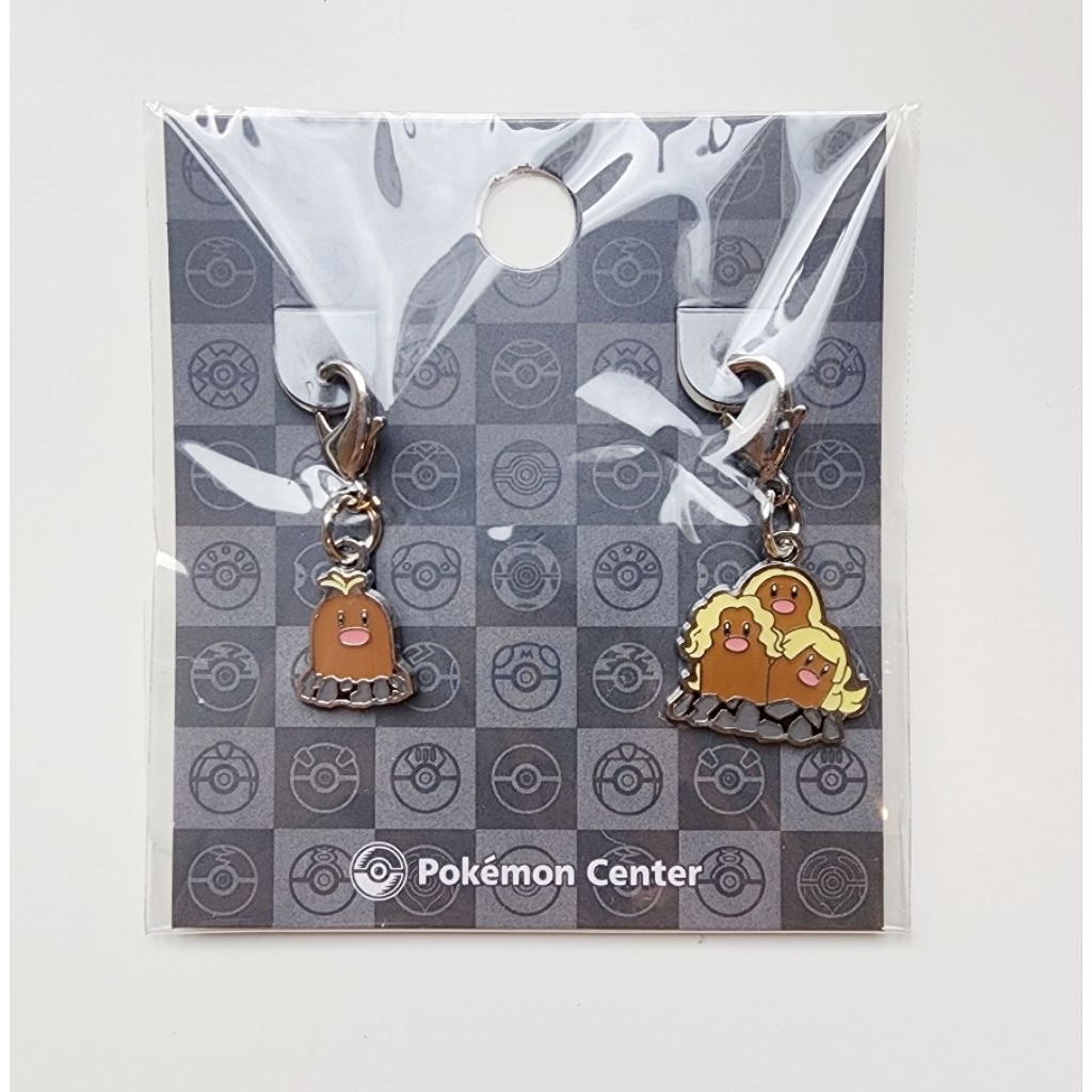 POKEMON Metal Charm ชาร์มโปเกม่อนลิขสิทธิ์แท้ จากญี่ปุ่น Alolan Diglett Dugtrio