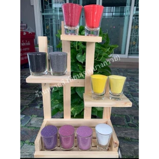 ทรายสี ทำเทียนเจล สวนถาด สำหรับตกแต่งDIY