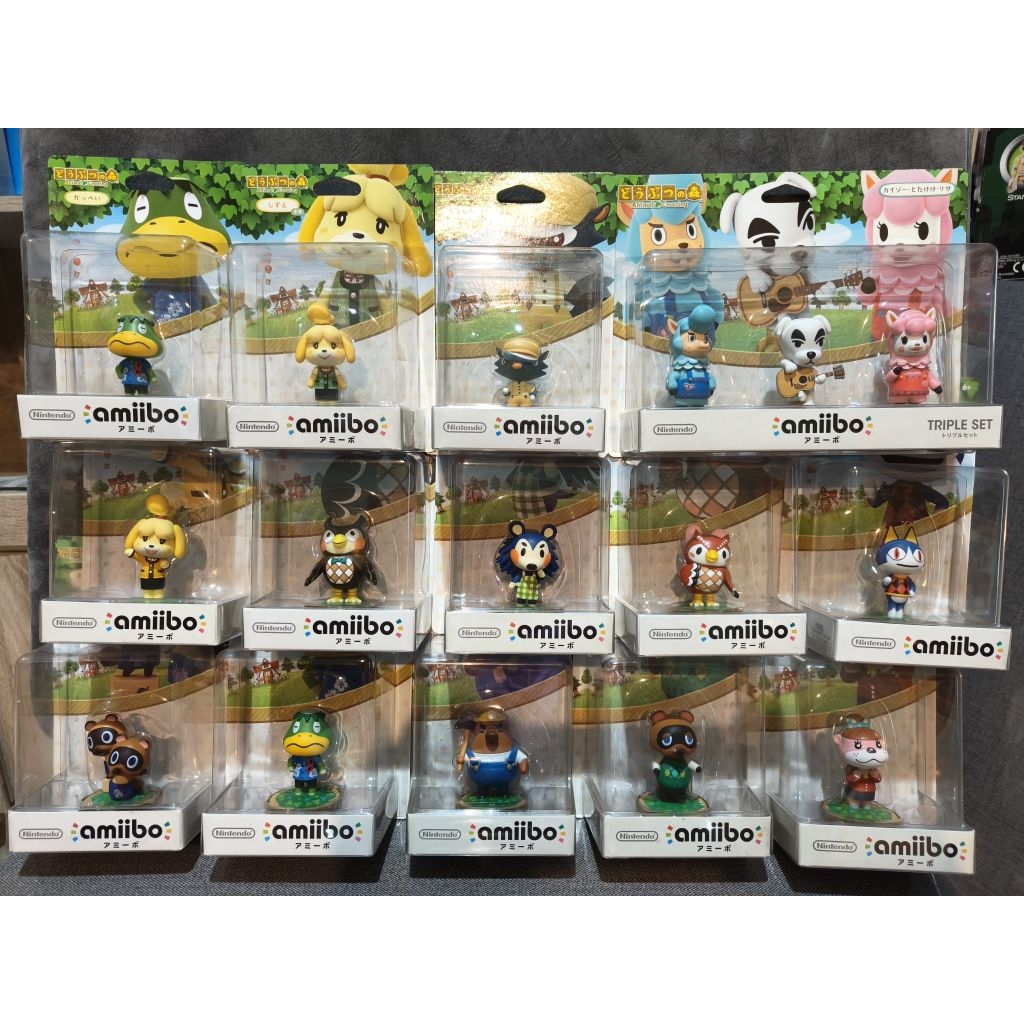 Nintendo Amiibo Figure Animal Crossing Series Figure - ครบเซต 14 กล่อง(16ตัว)