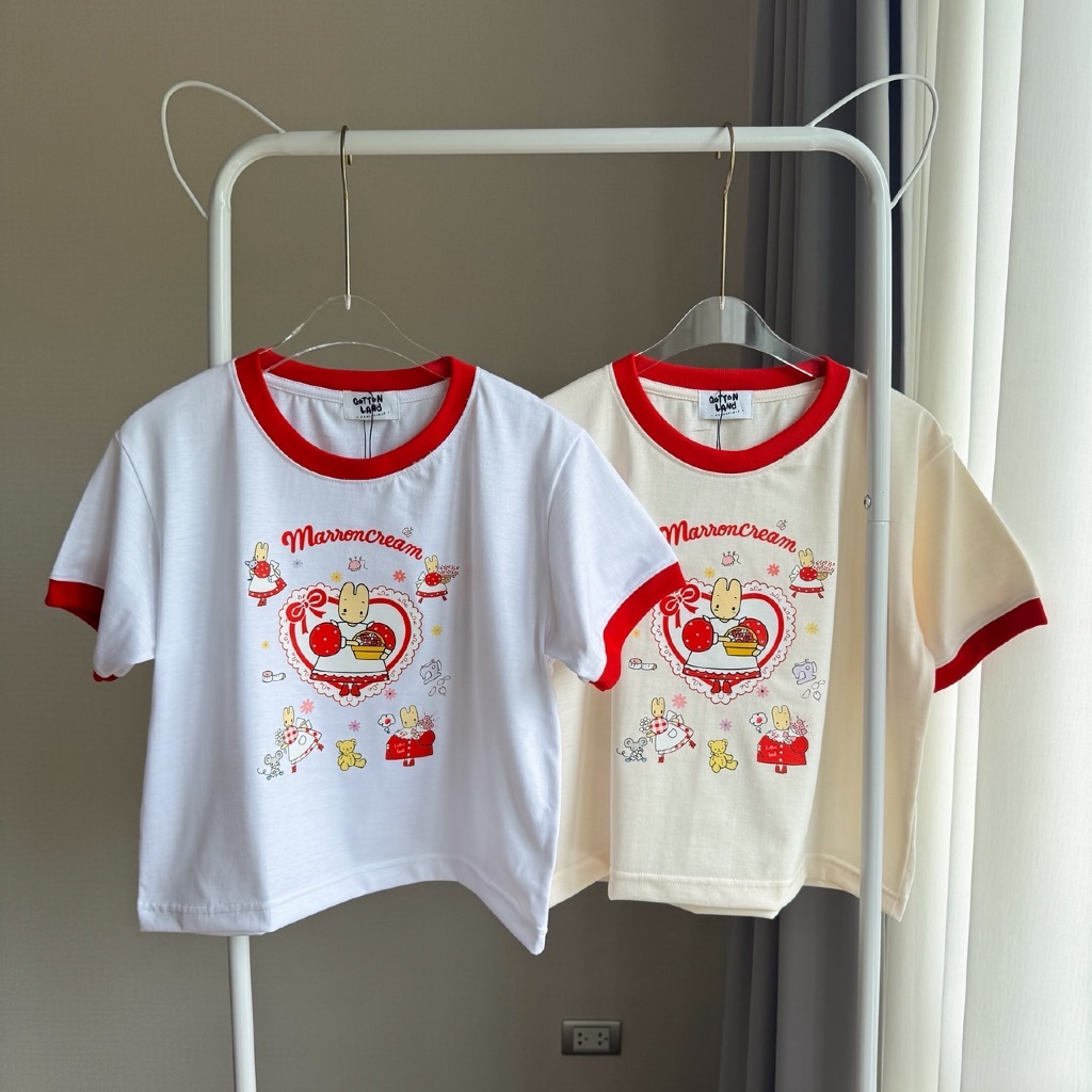 เสื้อครอป อก 38” QL มารอนหัวใจ