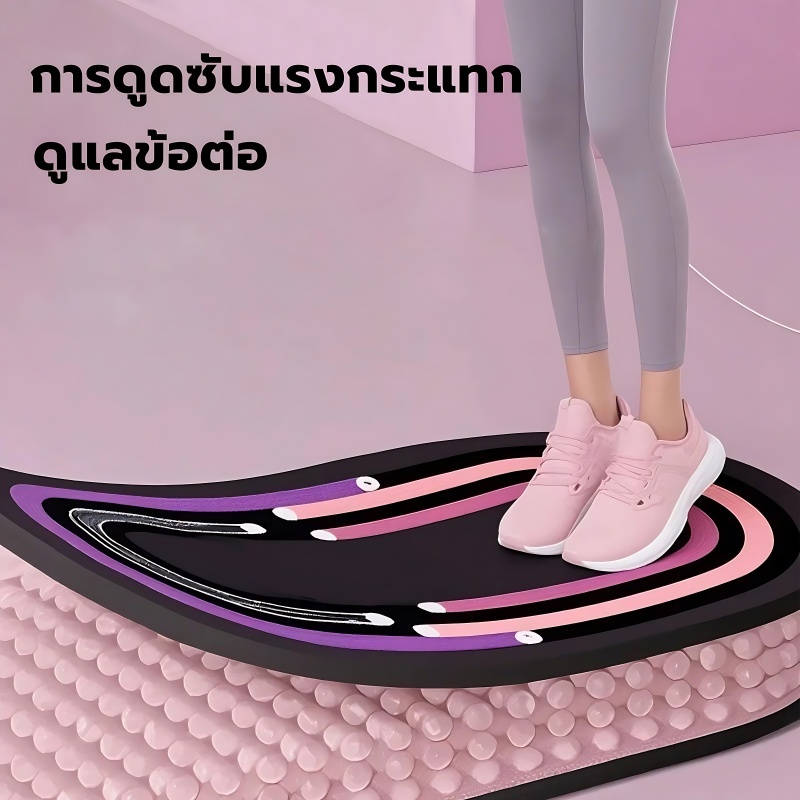 jump rope mat เสื่อกระโดดเชือก กันเสียง กันกระแทก ออกกําลัง training mat skipping mat เสื่อโยคะ - รูปที่ 2